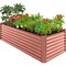 Best Choice Products 8x4x2ft Outdoor Metal Raised Garden Bed, Planter Box for Vegetables, Flowers, Herbs